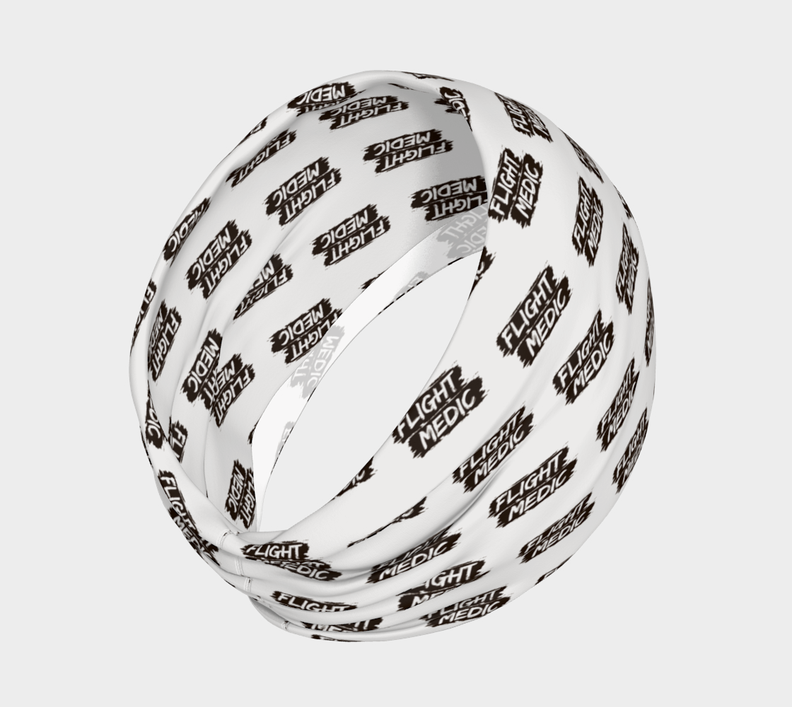 Pale Gray Flight Medic Headband