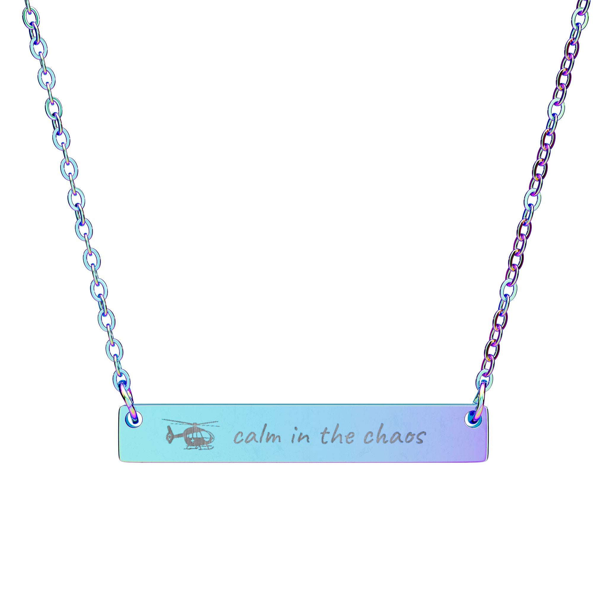 Calm in the Chaos Bar Necklace