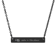 Calm in the Chaos Bar Necklace