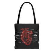 Rotor Wash & Wear x EMS Avenger Anatomical Heart Tote Bag