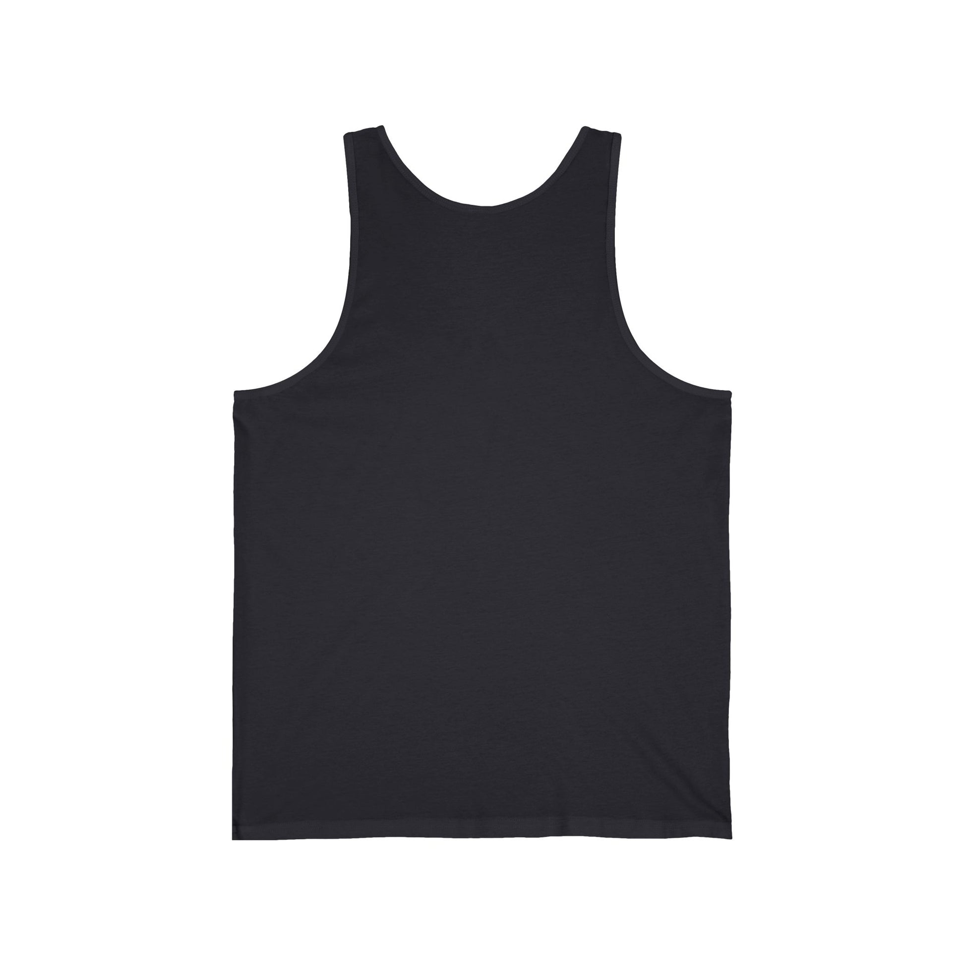 Dark gray tank top on a white background