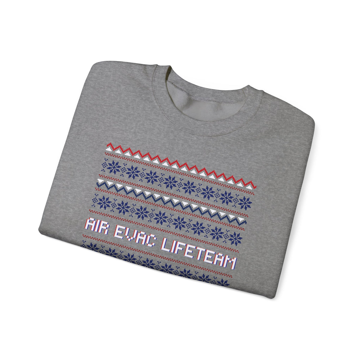 Air Evac Lifeteam Ugly Holiday Crewneck Sweatshirt