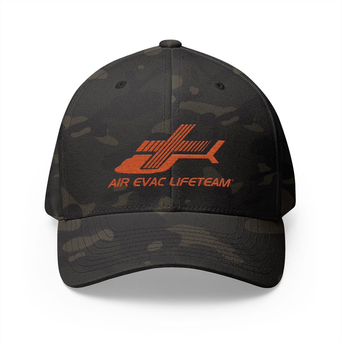 Embroidered Air Evac Camo Flexfit Hat