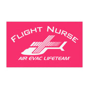 Hot Pink "Flight Nurse" Air Evac Lifeteam Magnet