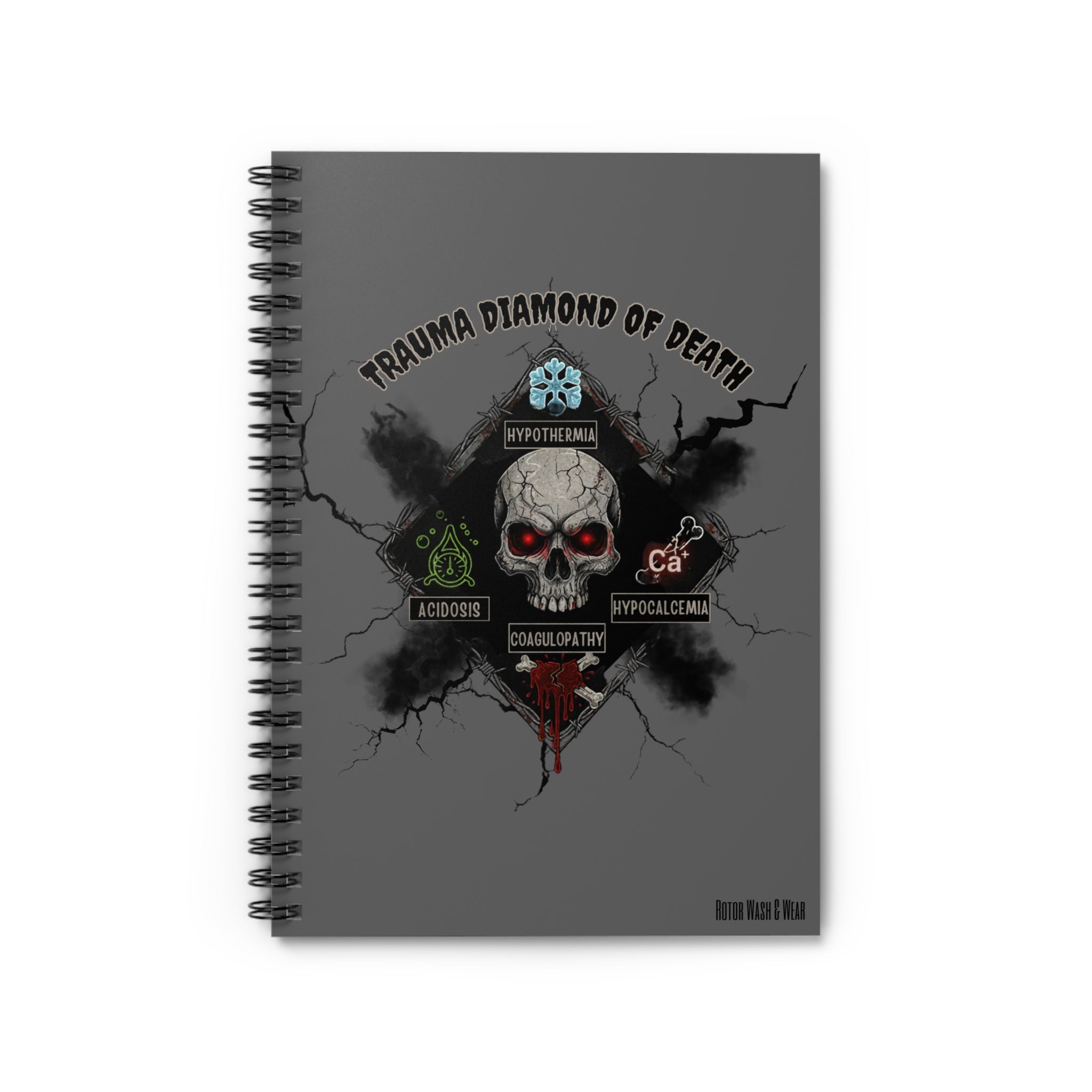 "Trauma Diamond of Death" Pocket Notebook