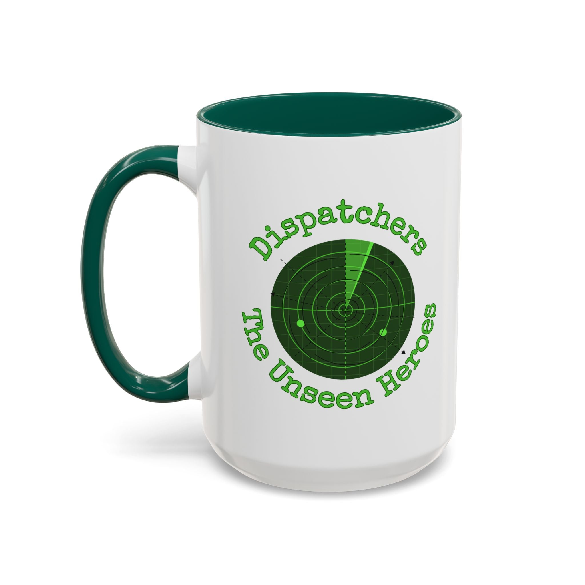 Dispatchers – The Unseen Heroes Accent Coffee Mug