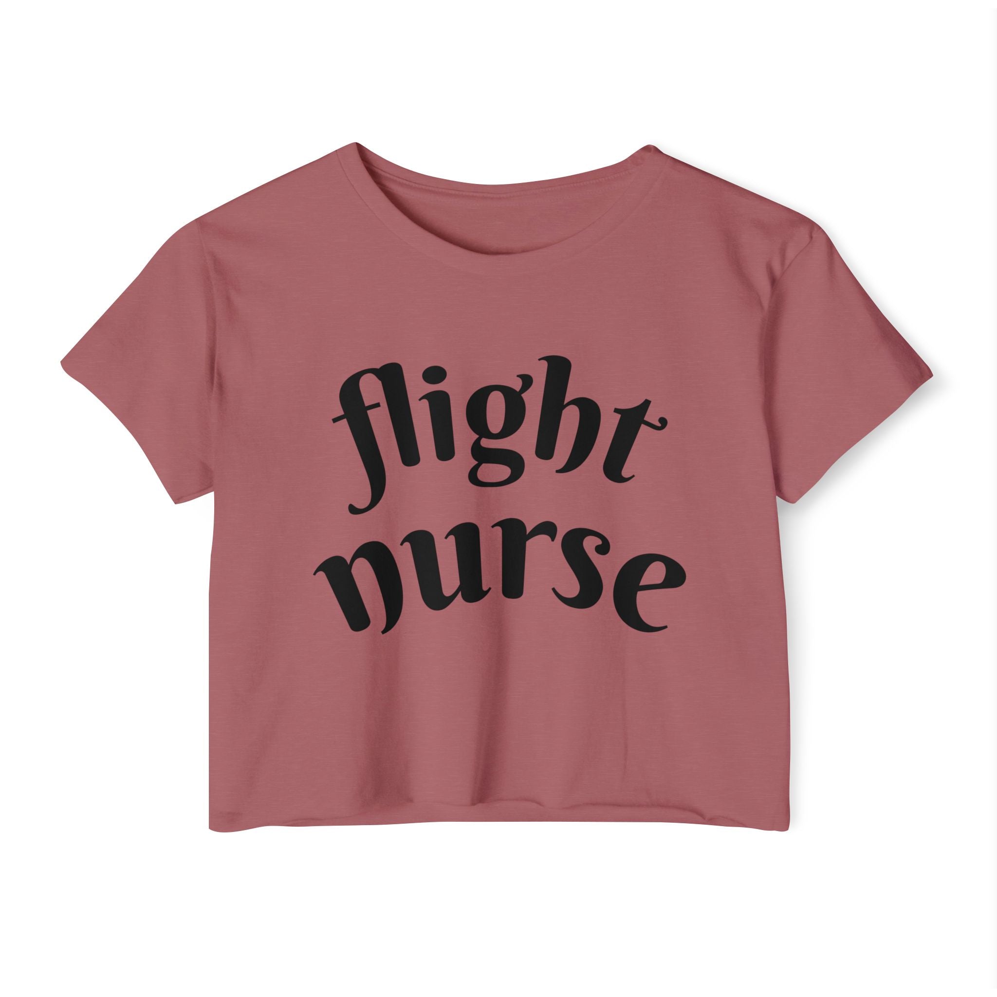 Flight Nurse Crop Top