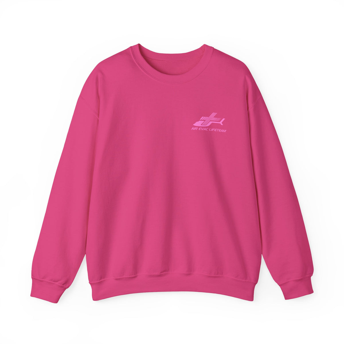 Hot Pink Air Evac Breast Cancer Awareness Crewneck Sweatshirt