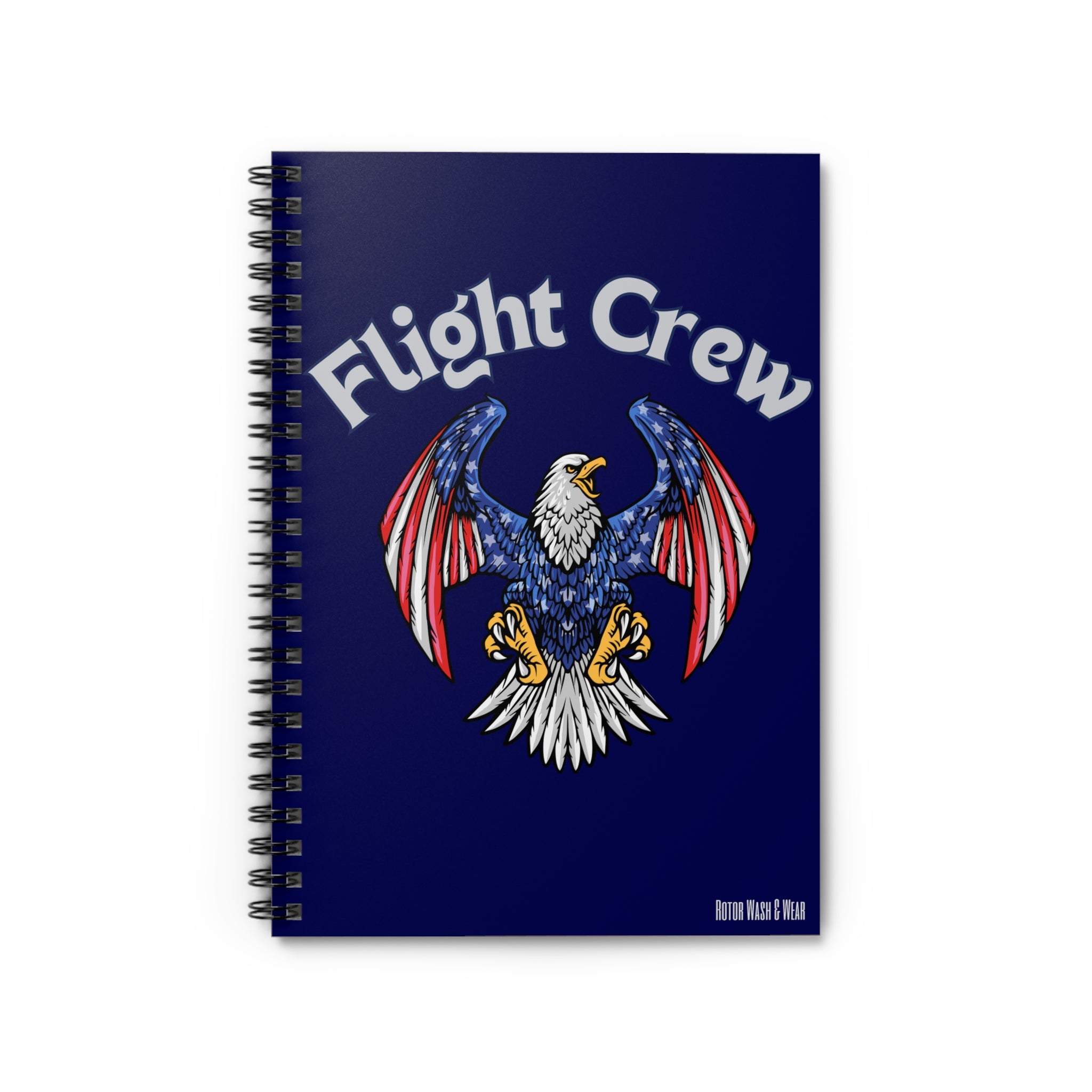 "Flight Crew" Patriotic Eagle Pocket Notebook