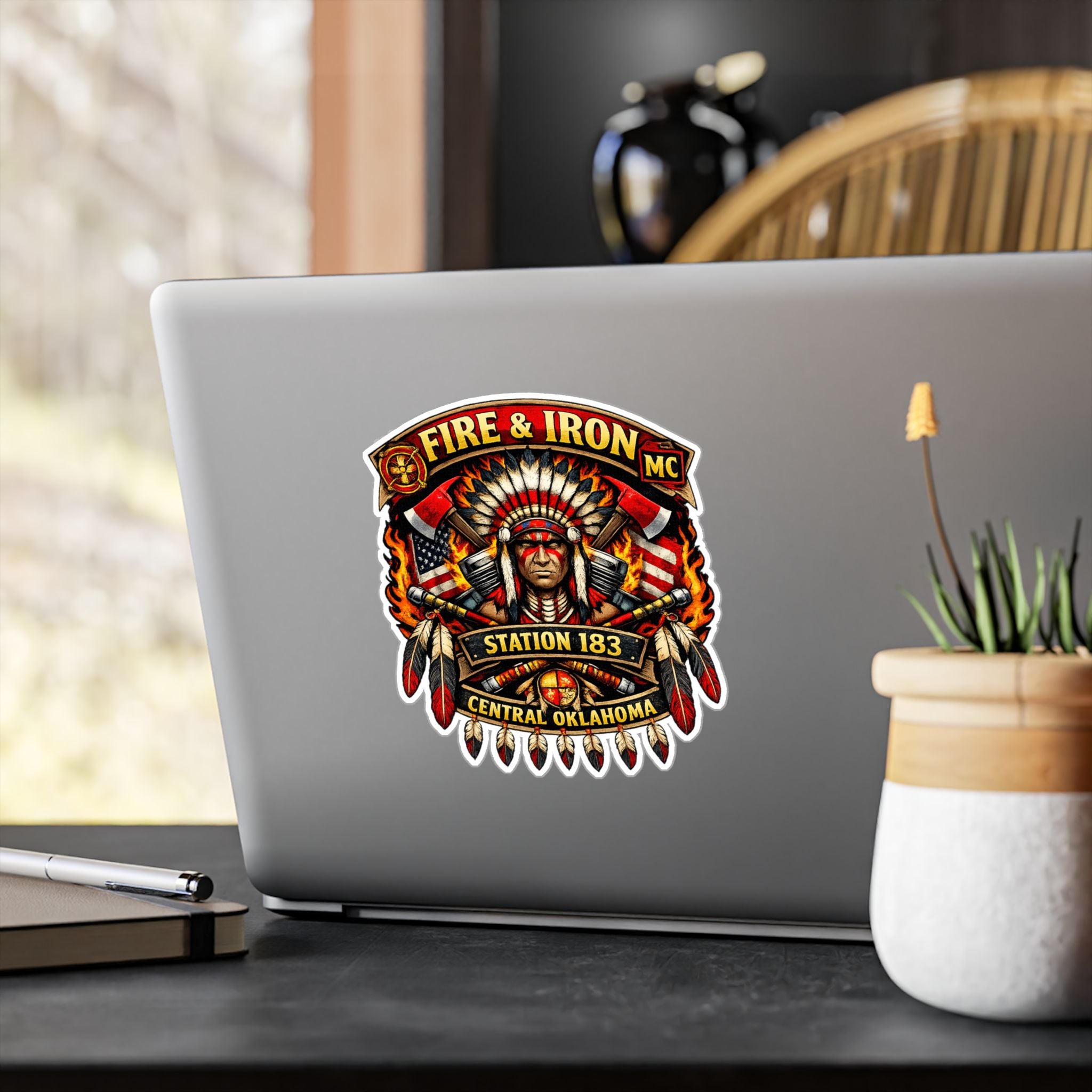 Fire & Iron MC Station 183 Decal Sticker