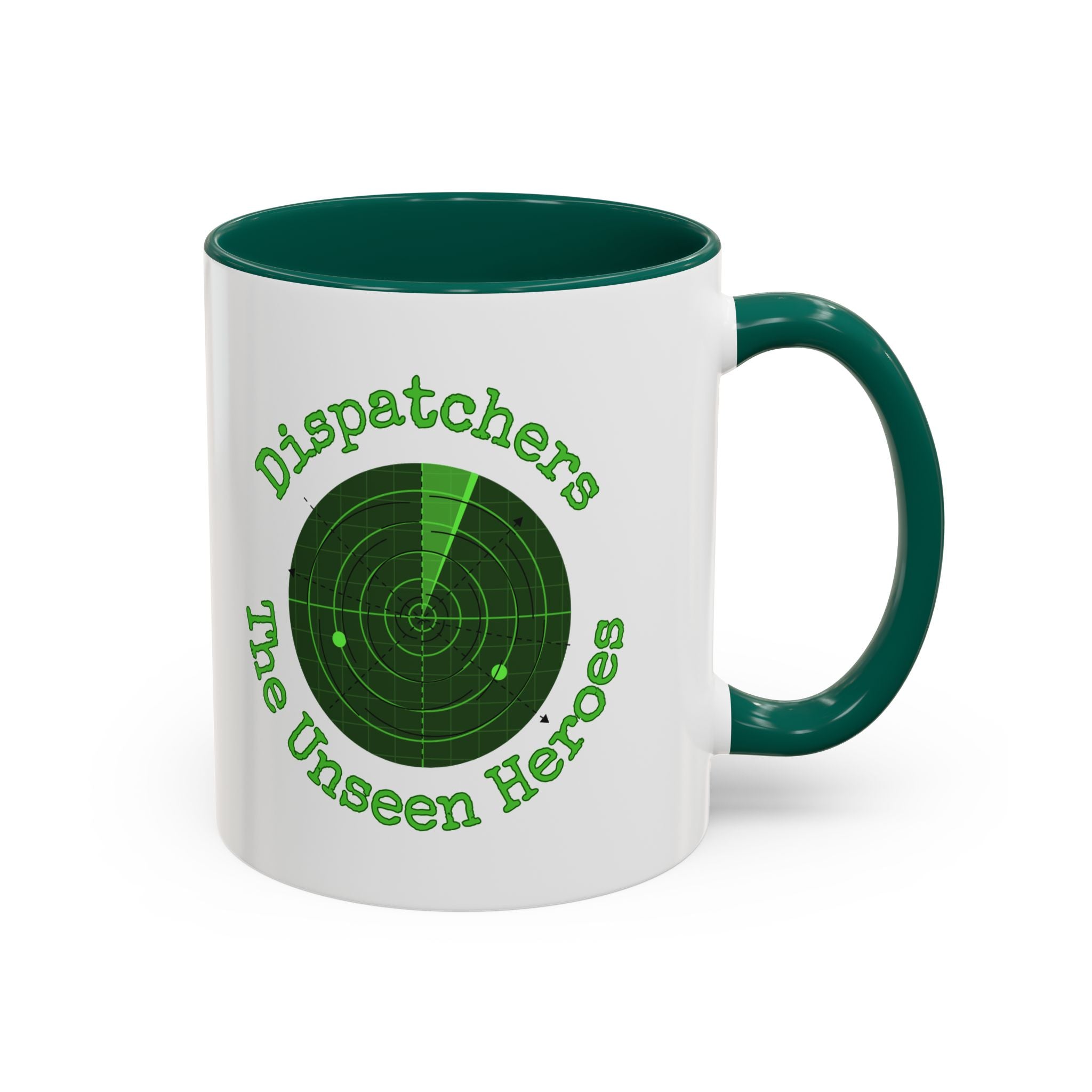 Dispatchers – The Unseen Heroes Accent Coffee Mug
