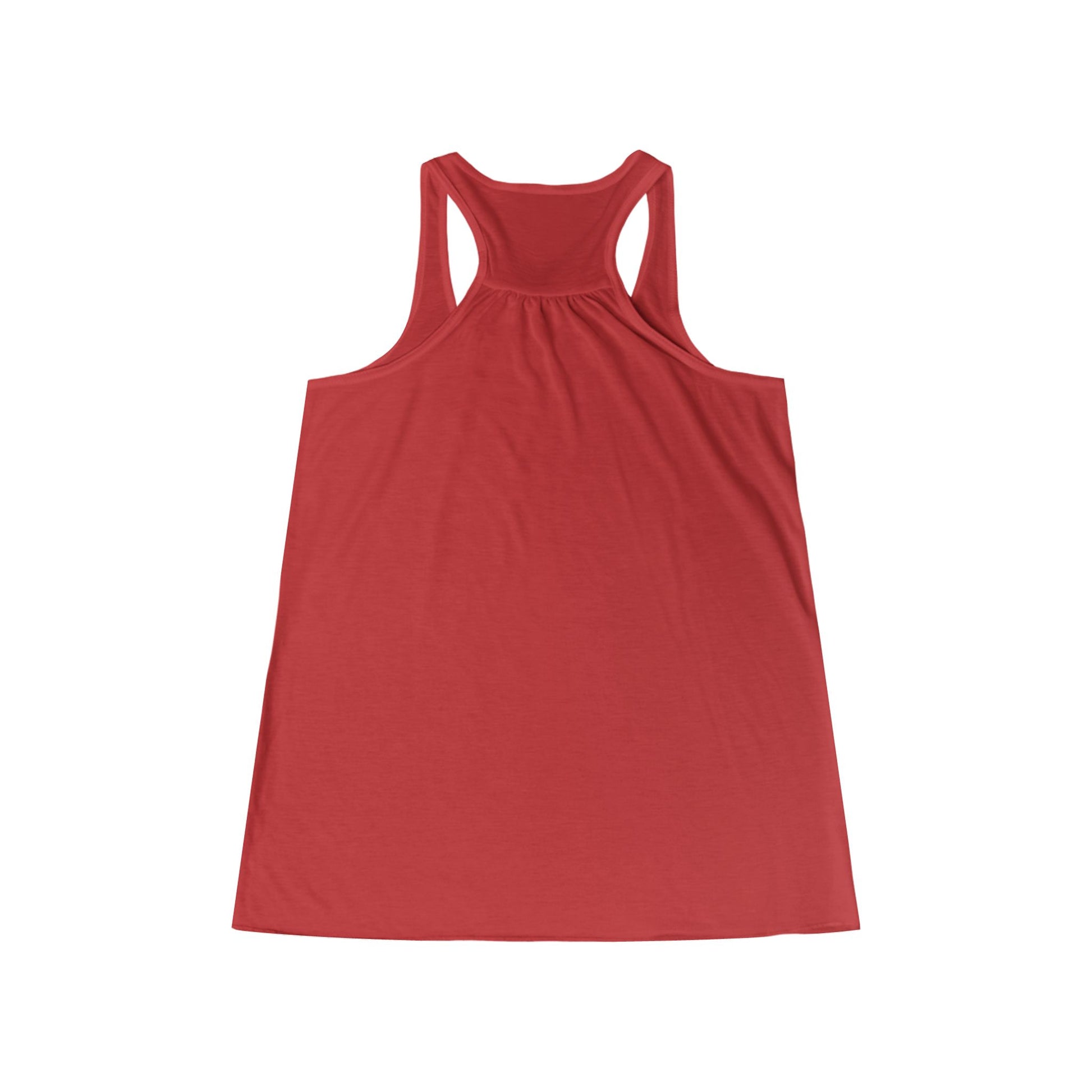 Red tank top on a white background
