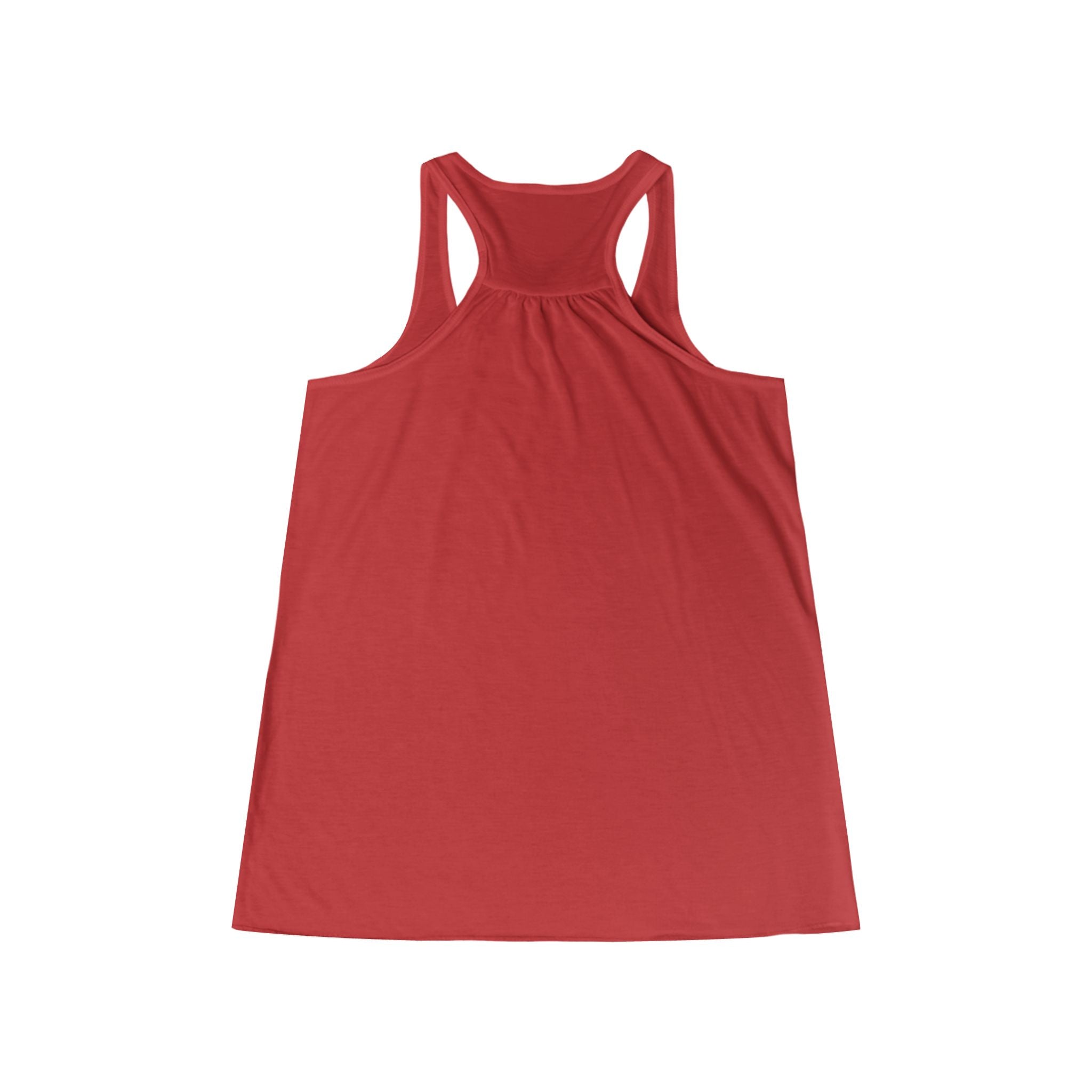 Red tank top on a white background