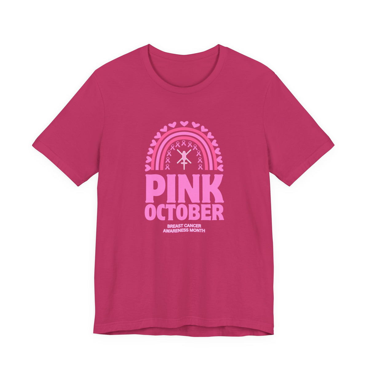 October Breast Cancer Awareness Jersey Tee