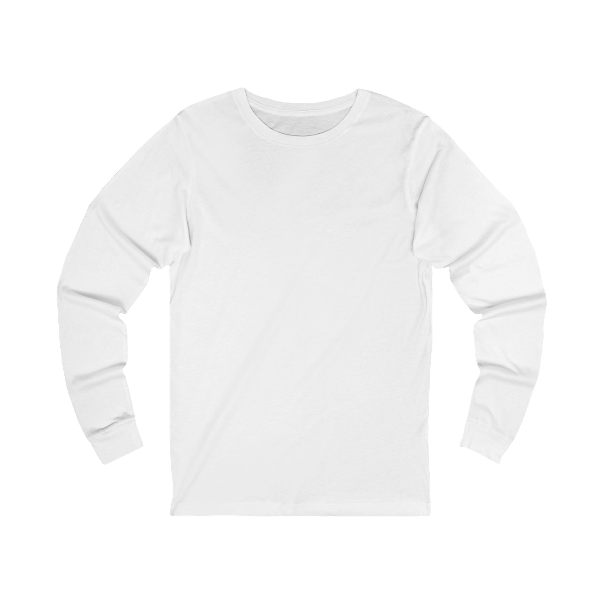 White long-sleeve shirt on a white background