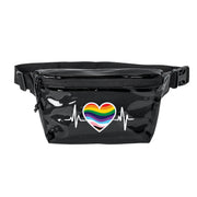 Pride EKG Heart Fanny Pack