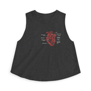 Anatomical Heart Women's Crop Tank