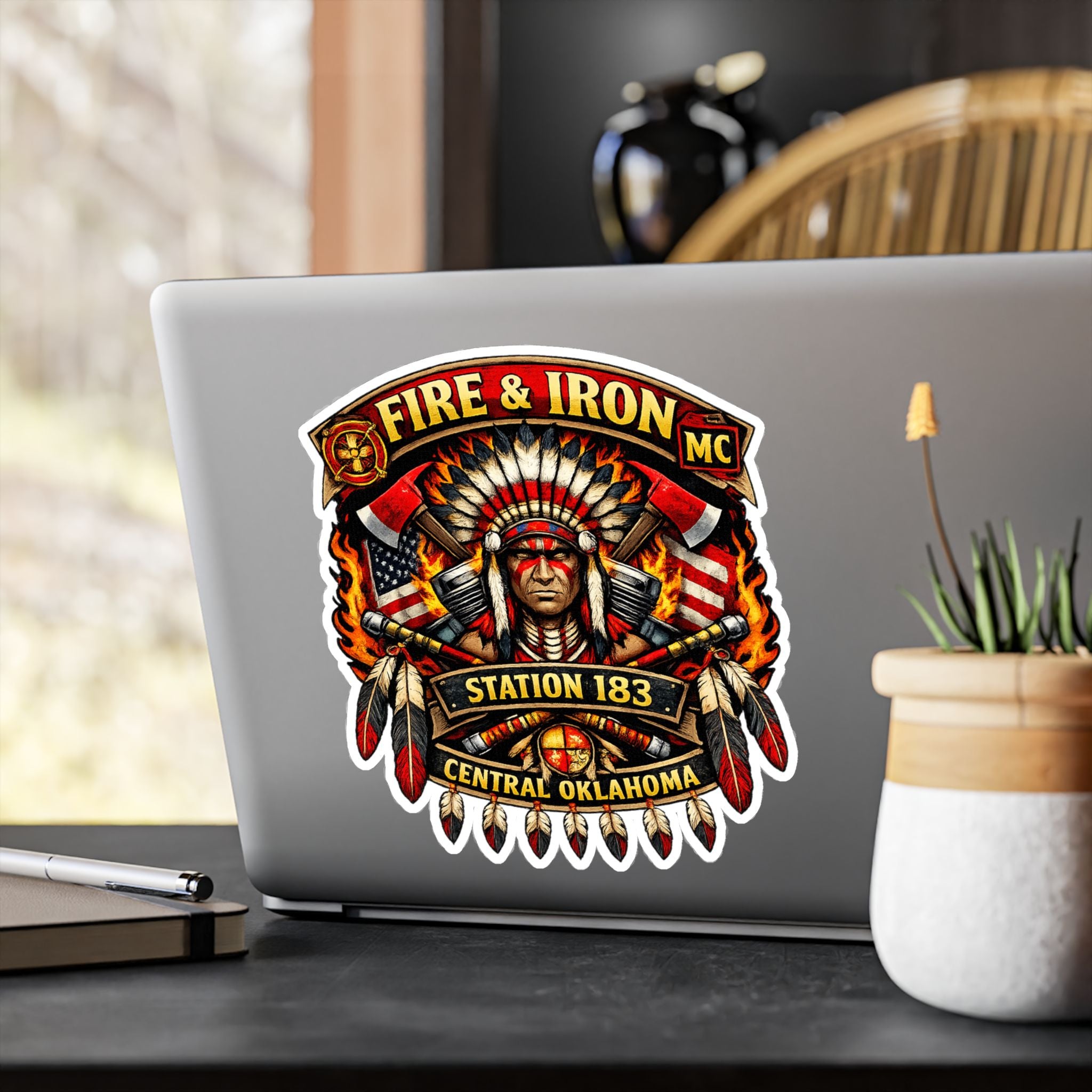Fire & Iron MC Station 183 Decal Sticker