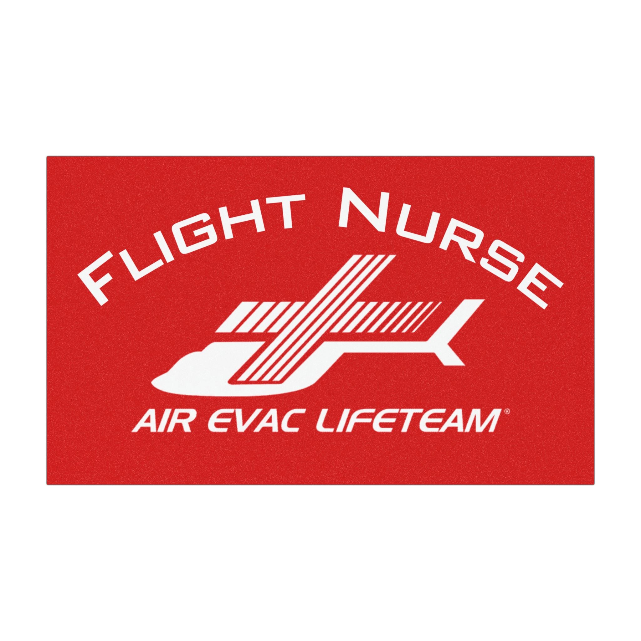 Red "Flight Nurse" Air Evac Lifeteam Magnet