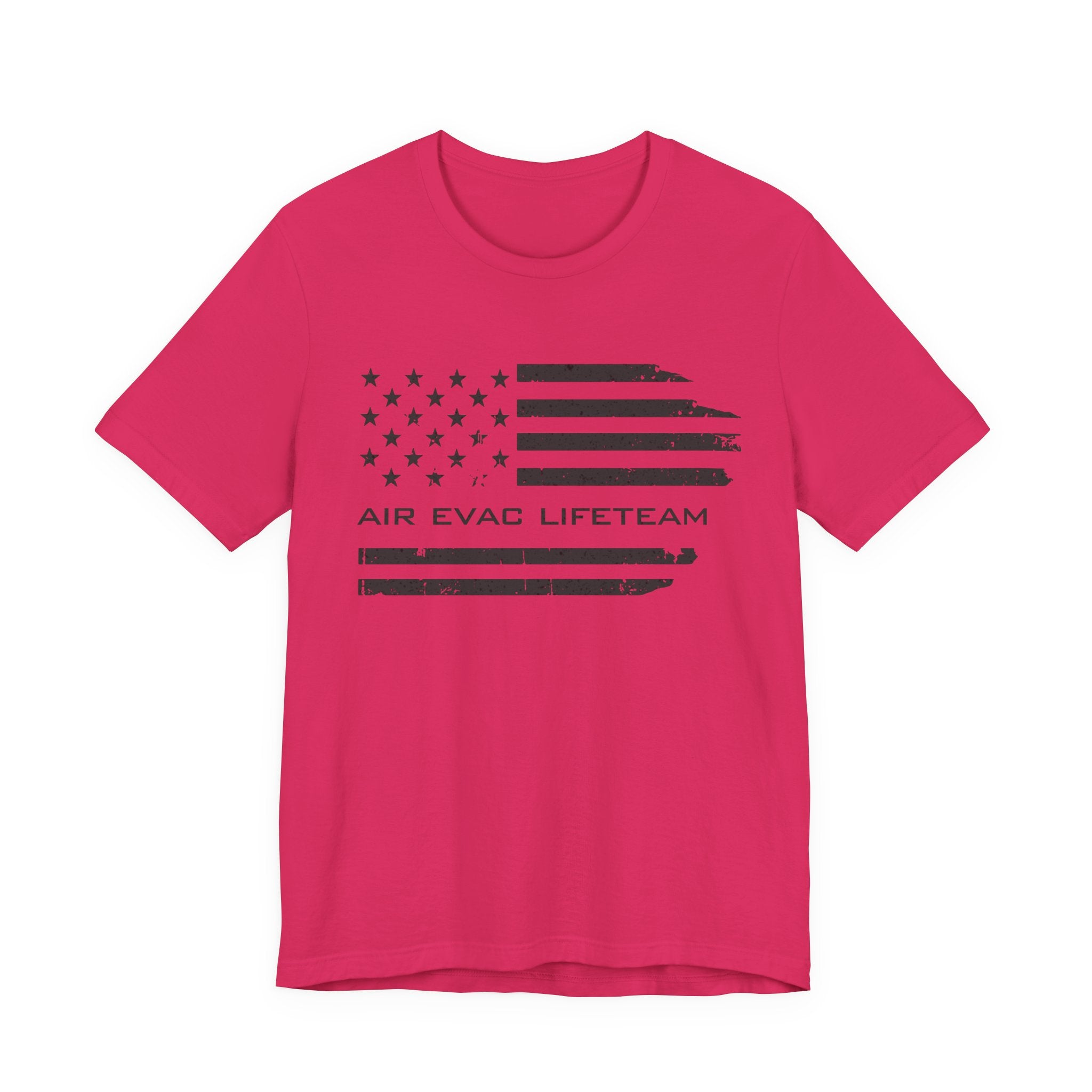Air Evac Lifeteam Distressed Flag Jersey Tee