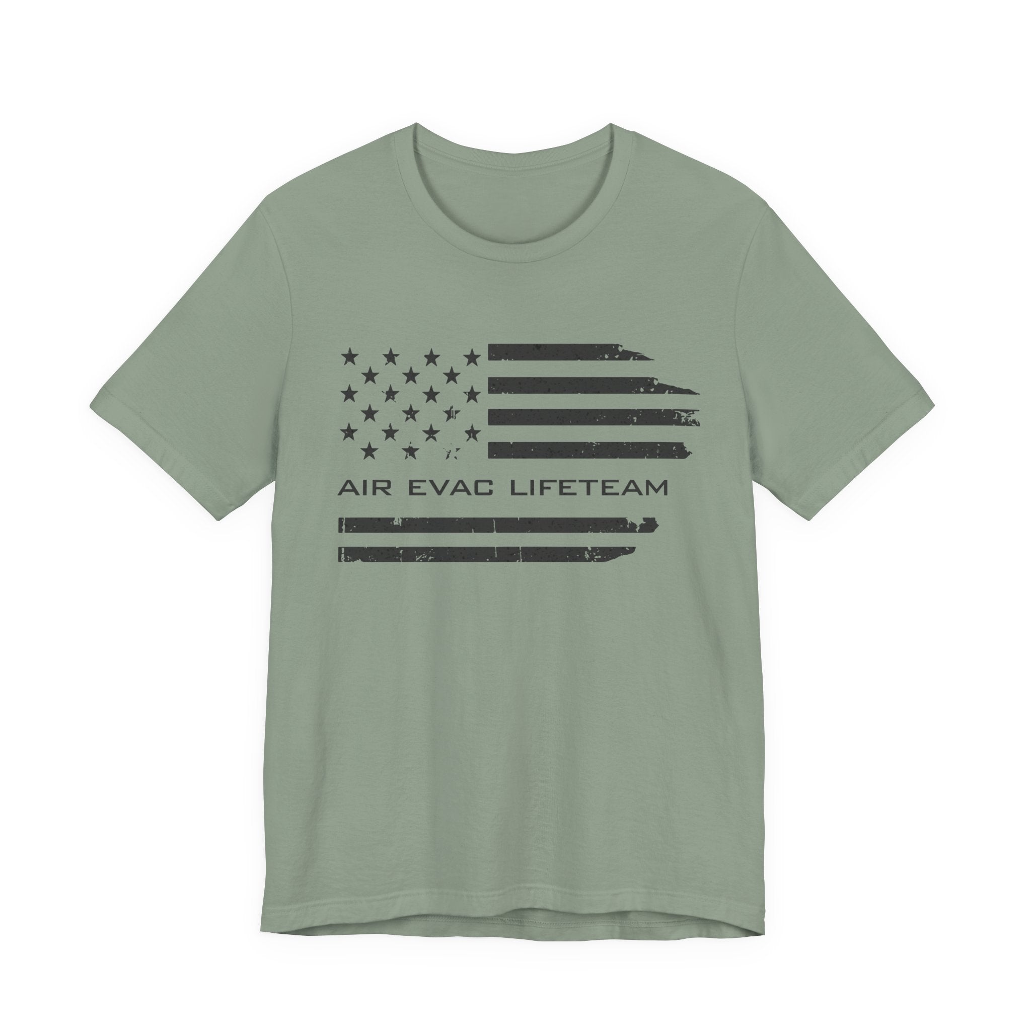 Air Evac Lifeteam Distressed Flag Jersey Tee