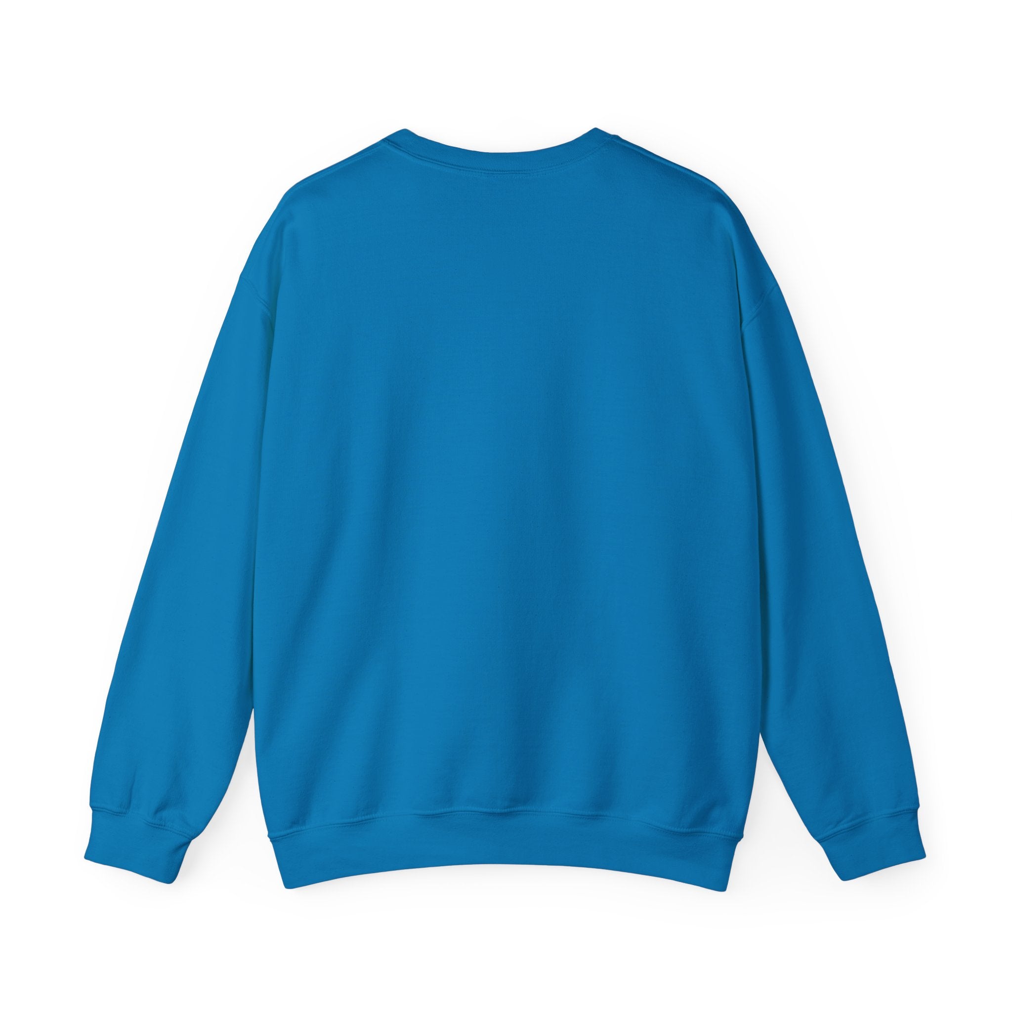 Blue sweatshirt on a white background