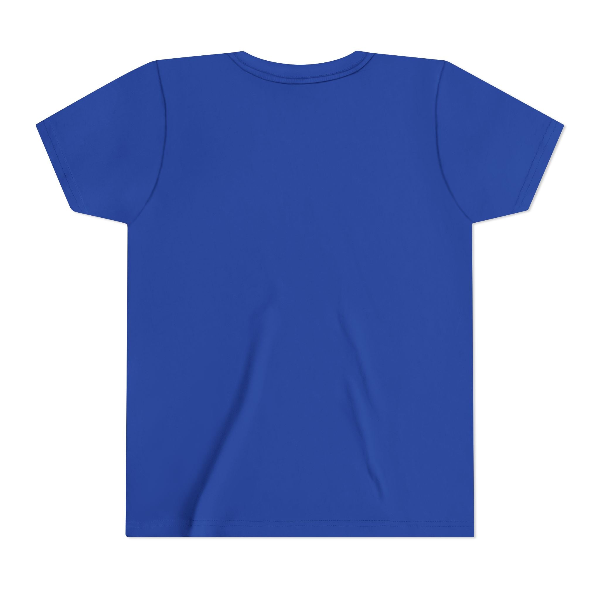 Blue t-shirt on a white background