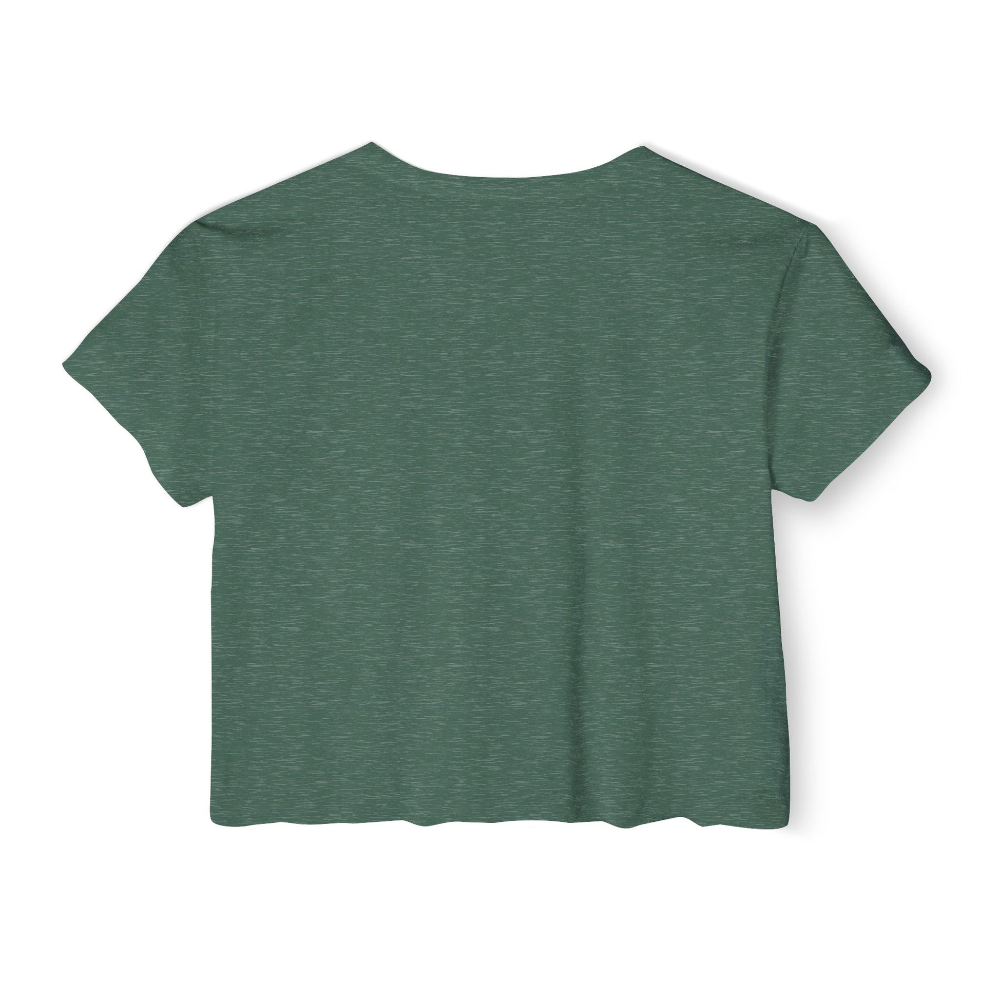 Green t-shirt on a white background