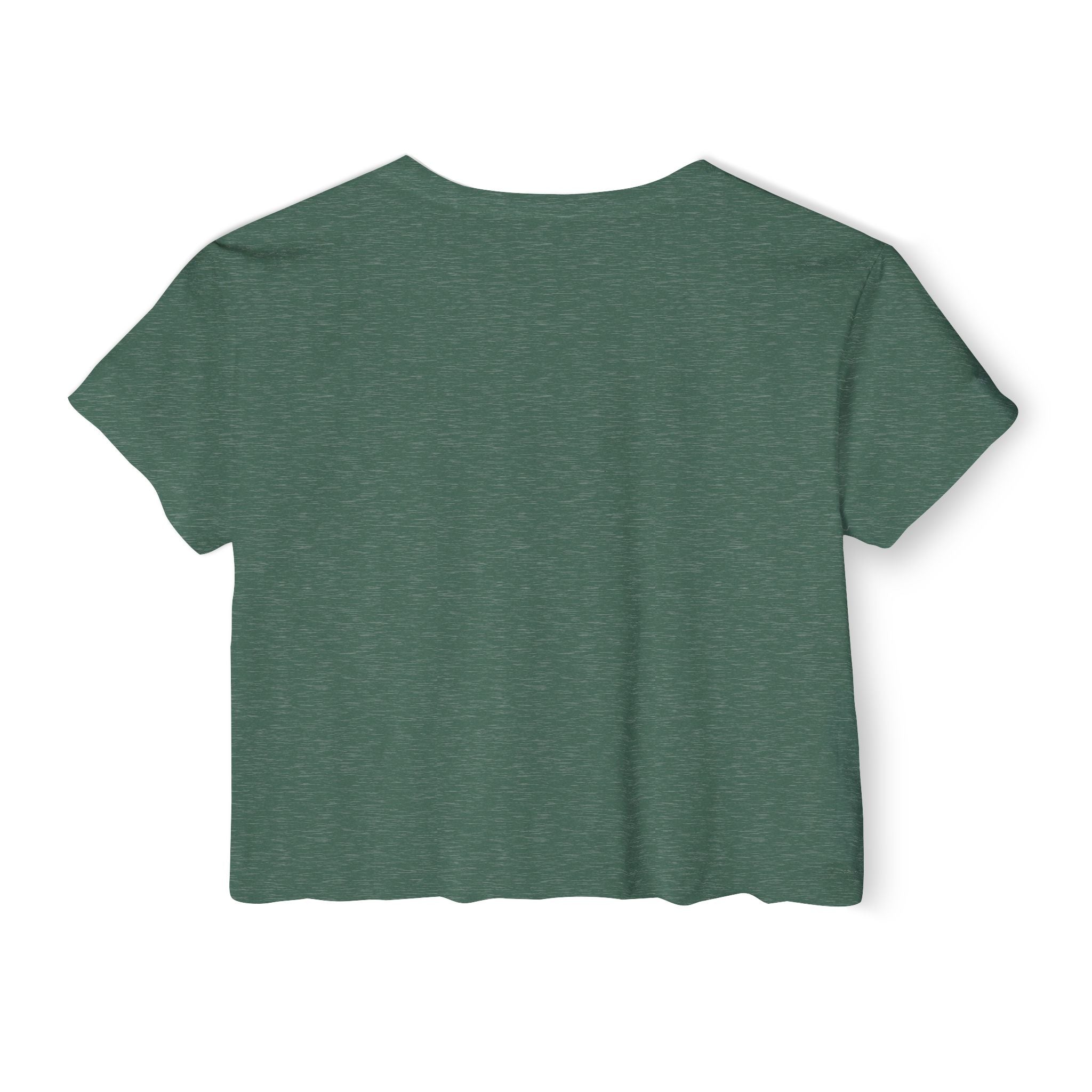 Green t-shirt on a white background