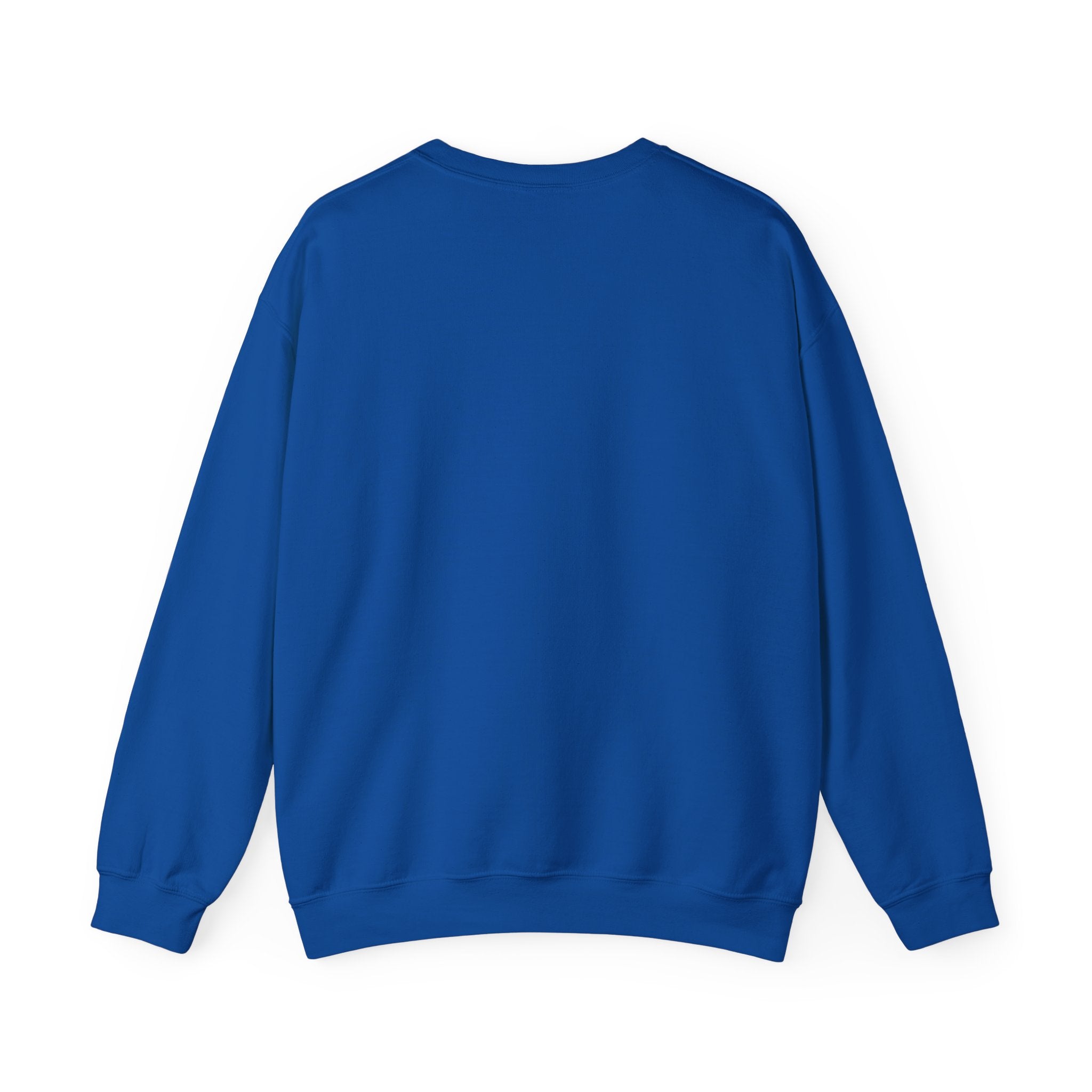 Blue sweatshirt on a white background