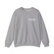 Gray sweatshirt with 'uchealth LifeLine' logo on the left chest