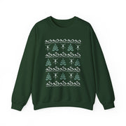 "Christmas Trees & Rotor Wash" Ugly Holiday Crewneck Sweatshirt