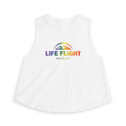 Rainbow Life Flight Lifeteam Women's Crop Tank