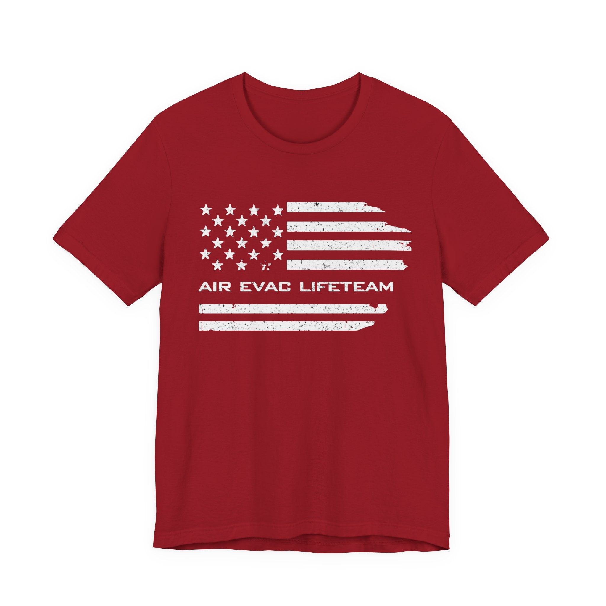 Air Evac Lifeteam Distressed Flag Jersey Tee