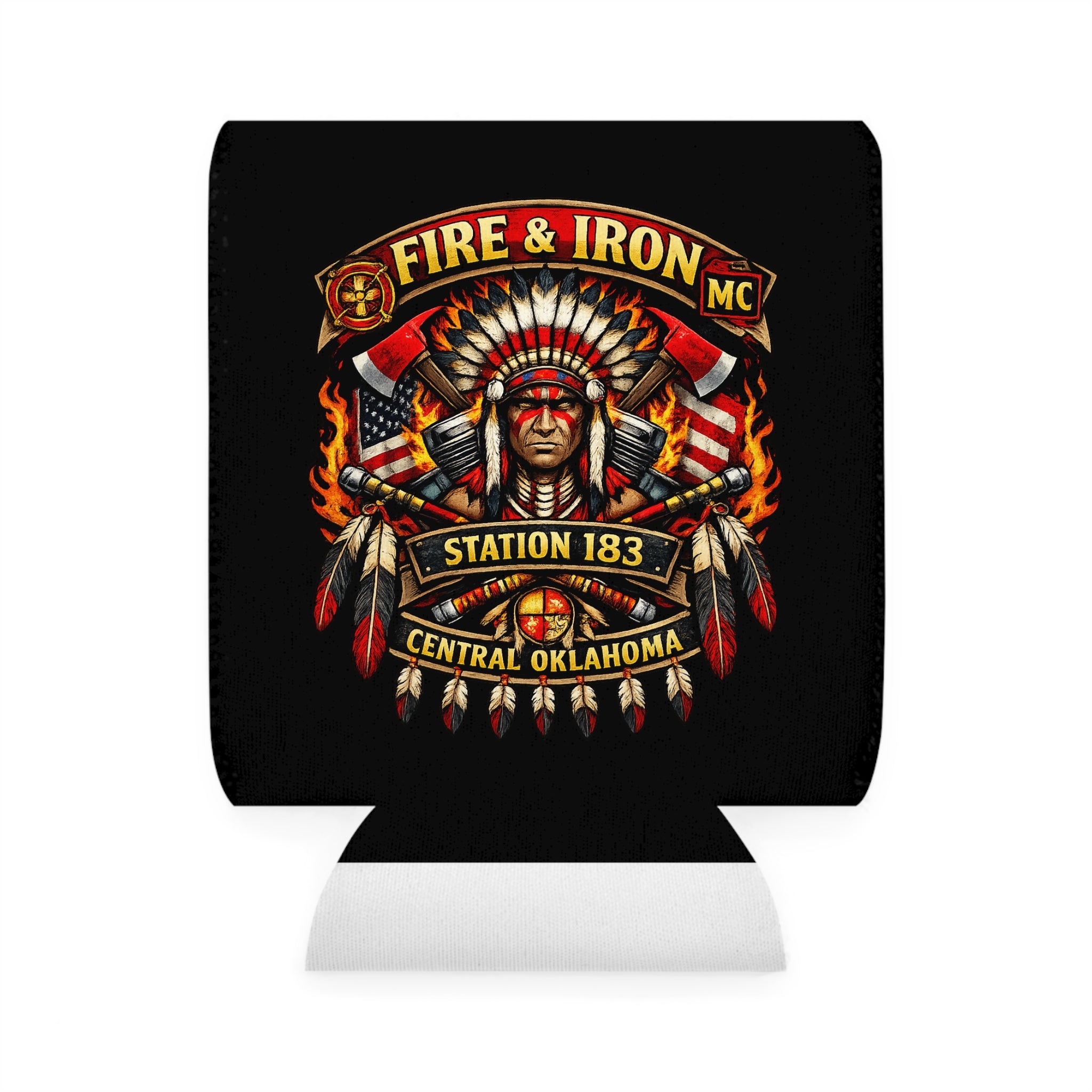 Fire & Iron MC Station 183 Can Cooler