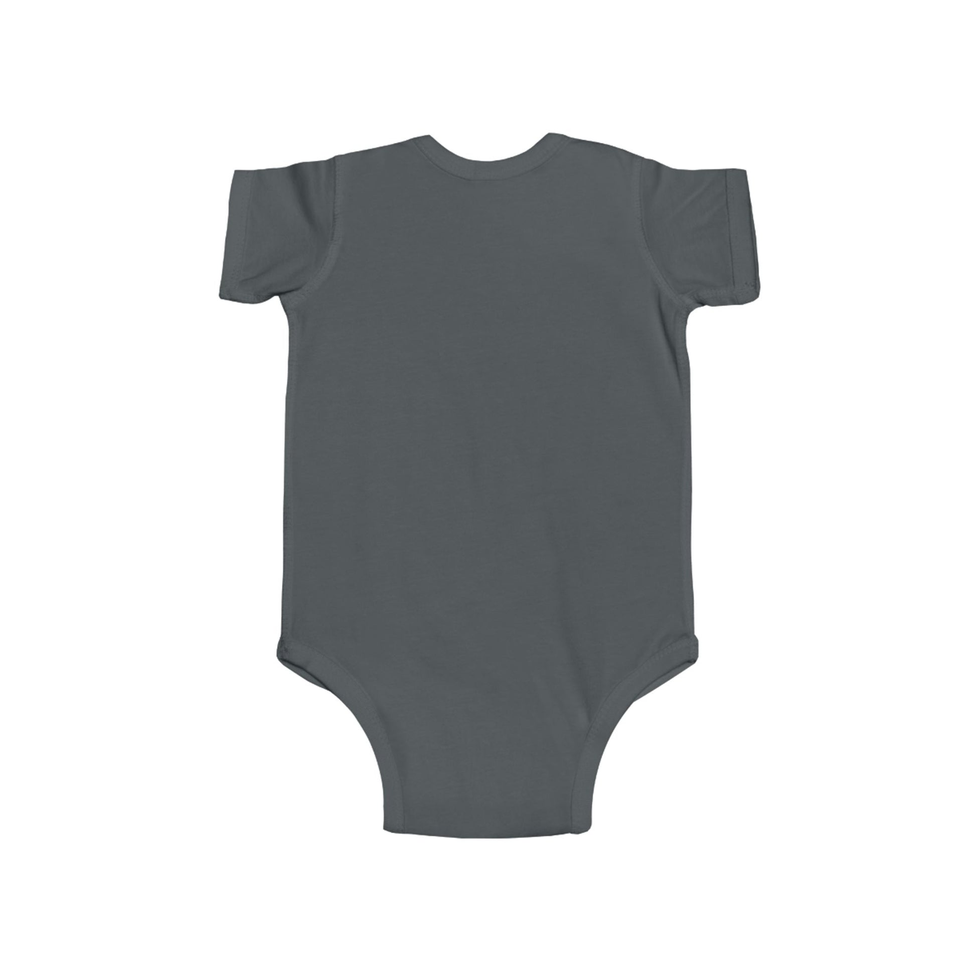 Gray baby onesie 