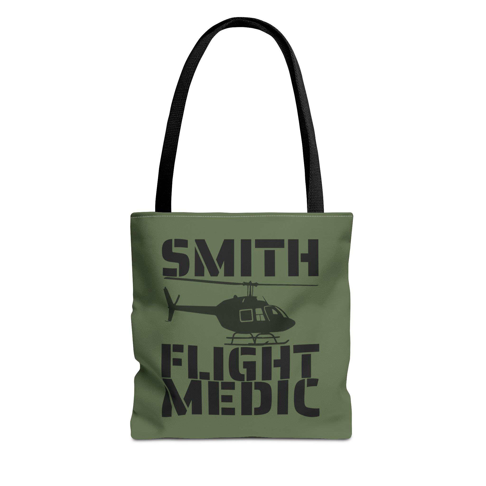 Custom Military Green Flight Medic Tote Bag
