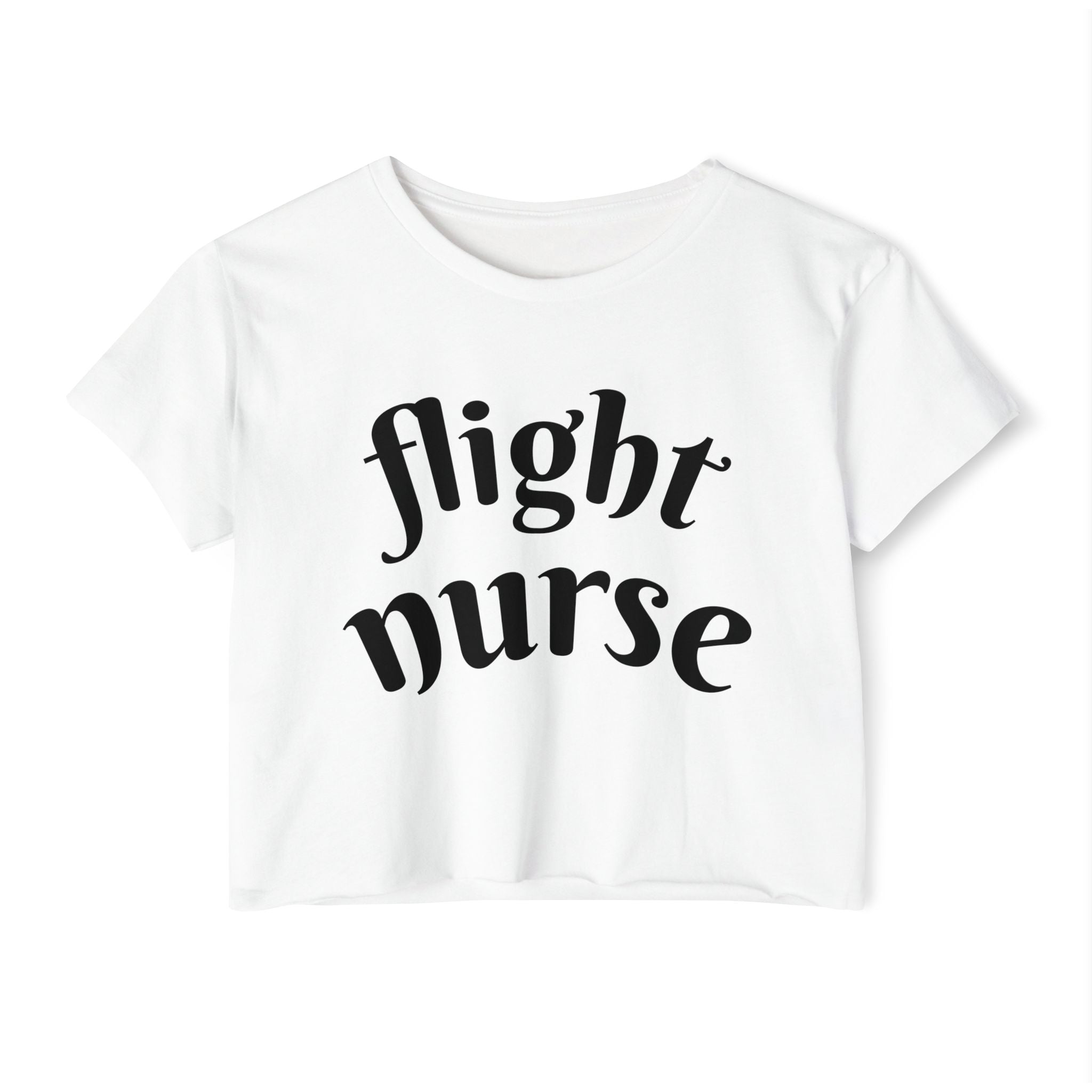 Flight Nurse Crop Top
