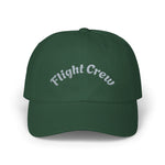 Green cap with 'Flight Crew' text on a white background