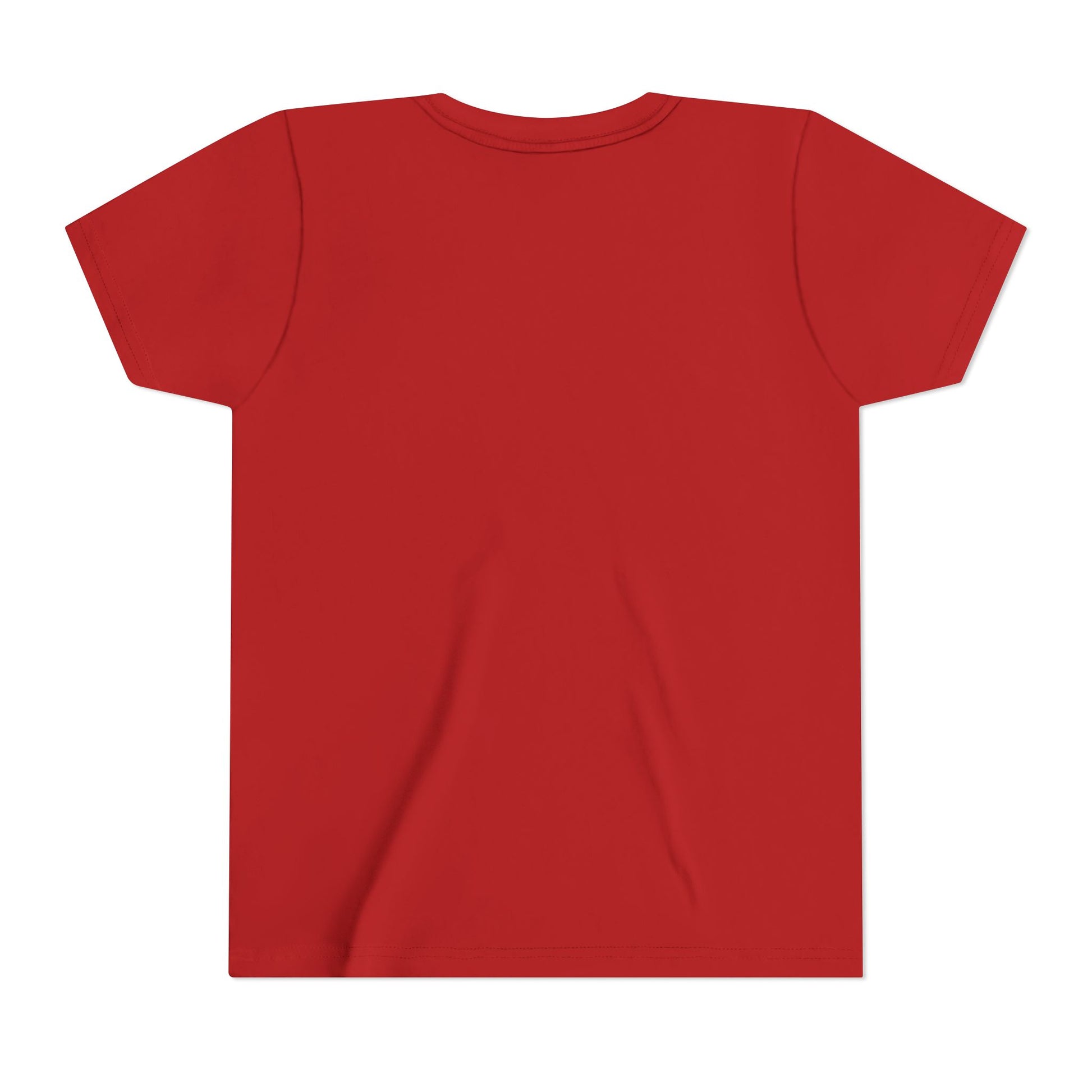 Red t-shirt on a white background