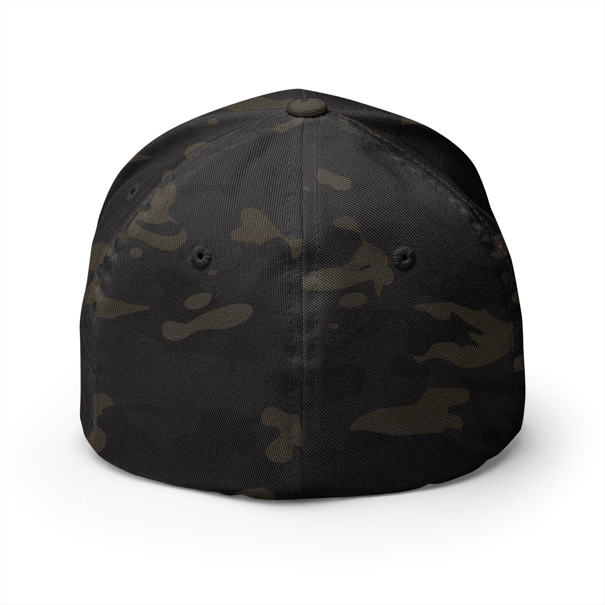 White Embroidered Air Evac Closed-Back Flexfit Hat