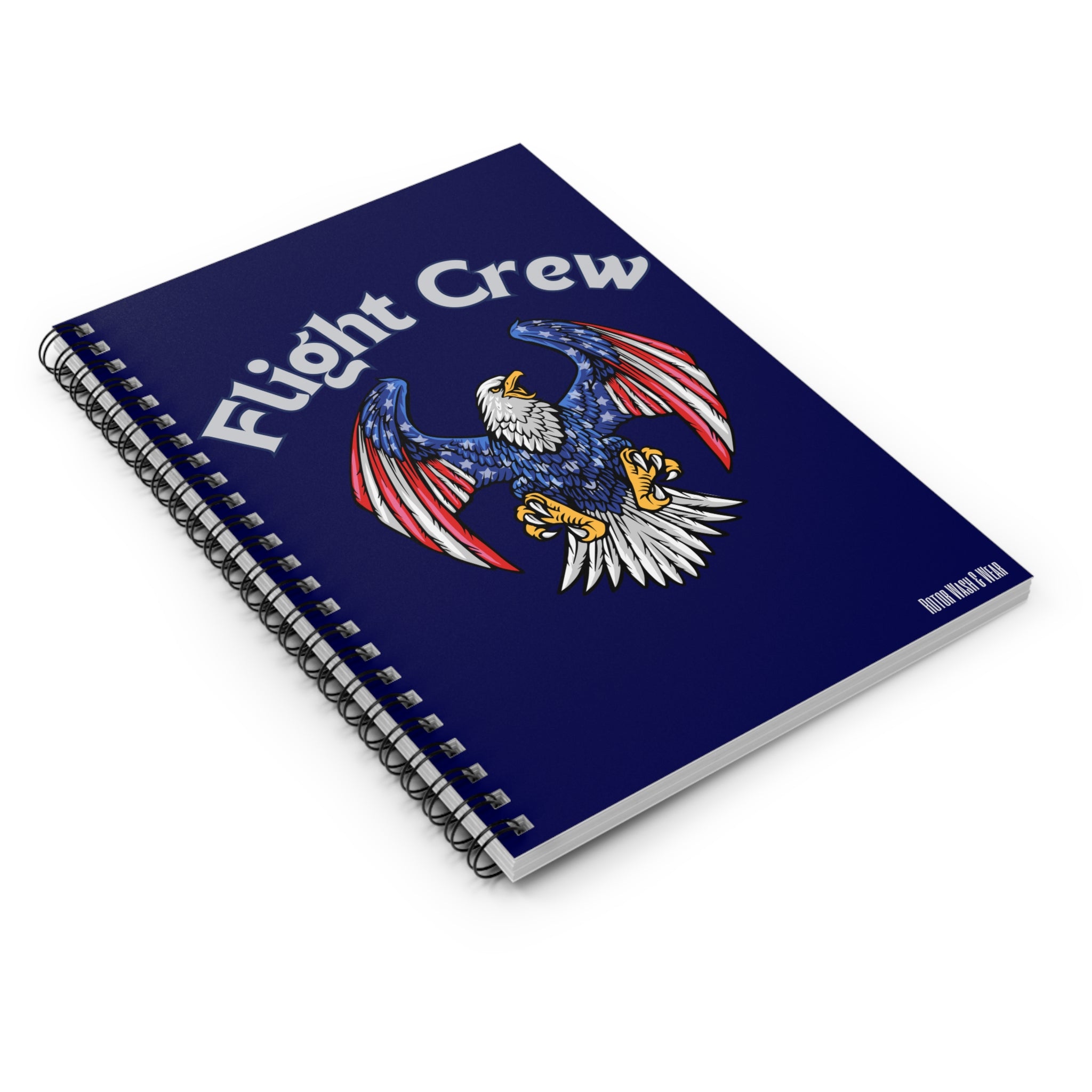 "Flight Crew" Patriotic Eagle Pocket Notebook