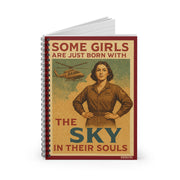 "Sky in Their Souls" Vintage Flight Nurse Notebook