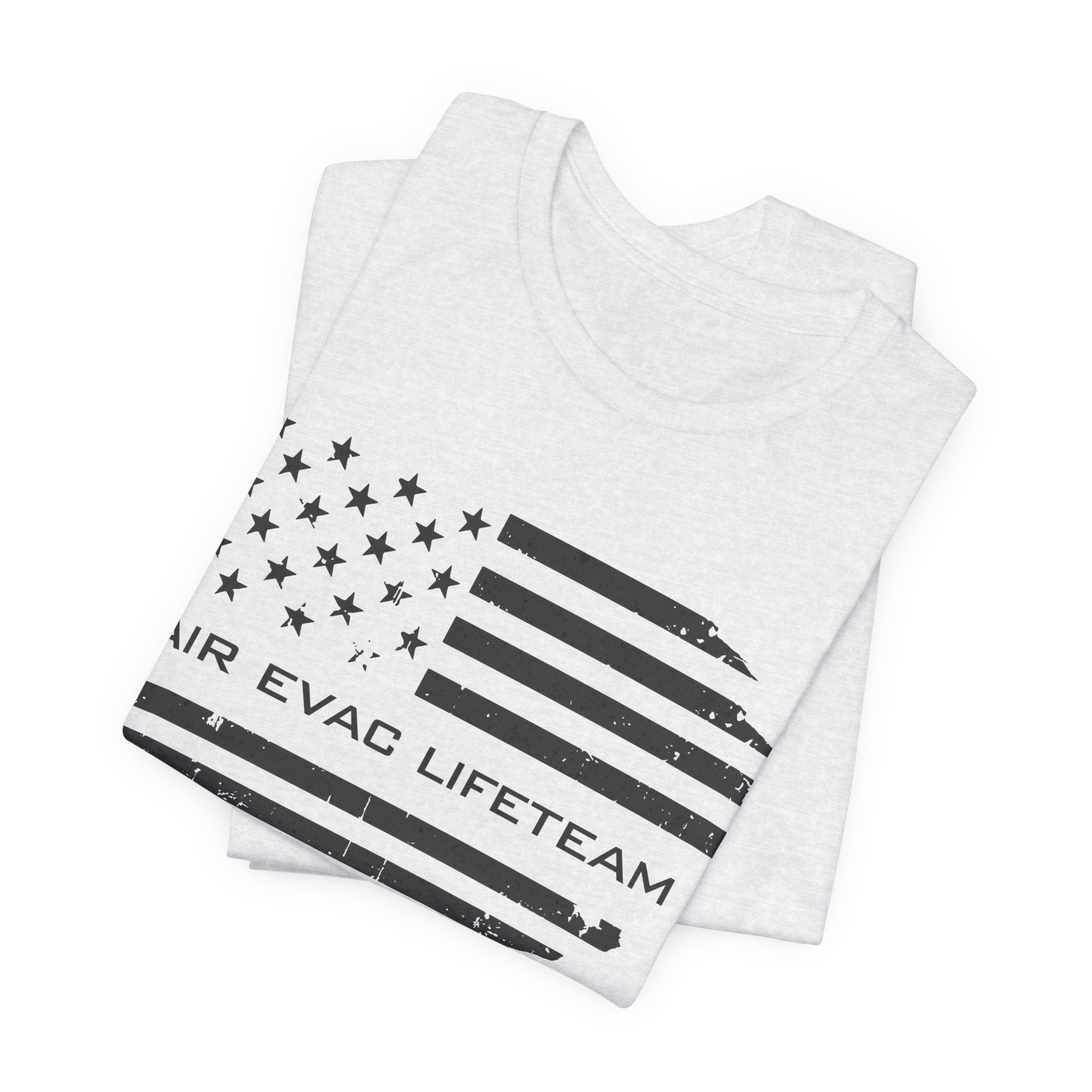 Air Evac Lifeteam Distressed Flag Jersey Tee