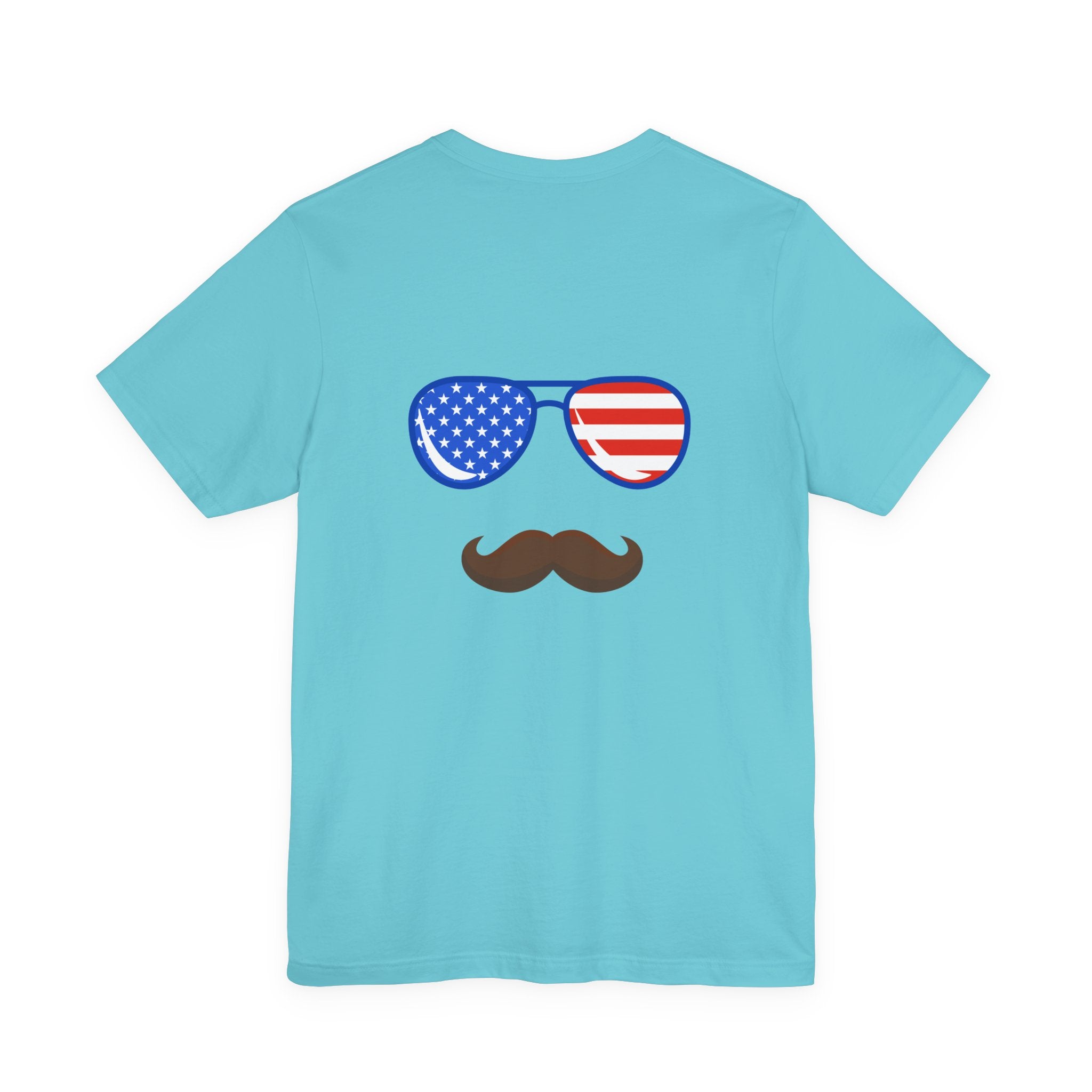 Patriotic Sunglasses & Mustache EMS Tee