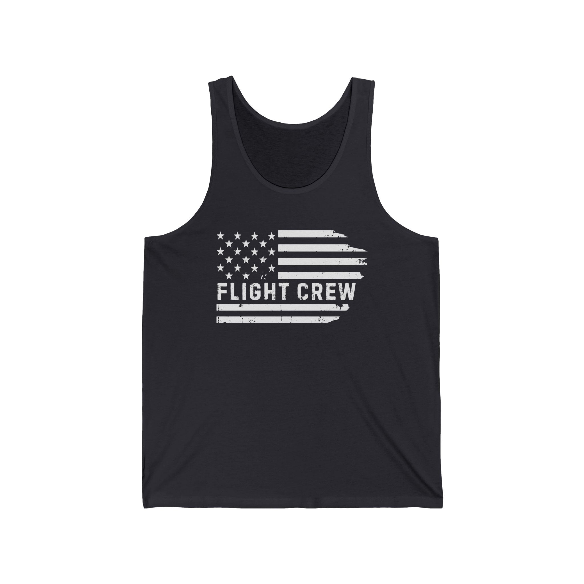 Distressed Flag "Flight Crew" Unisex Tank