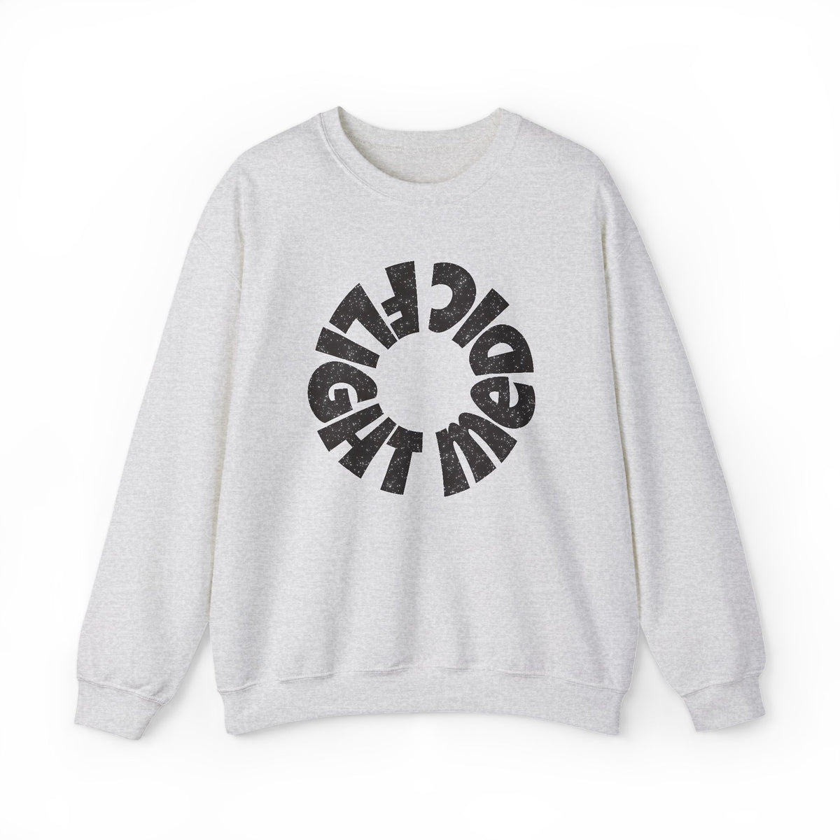 Black Glitter "Flight Medic" Sweatshirt