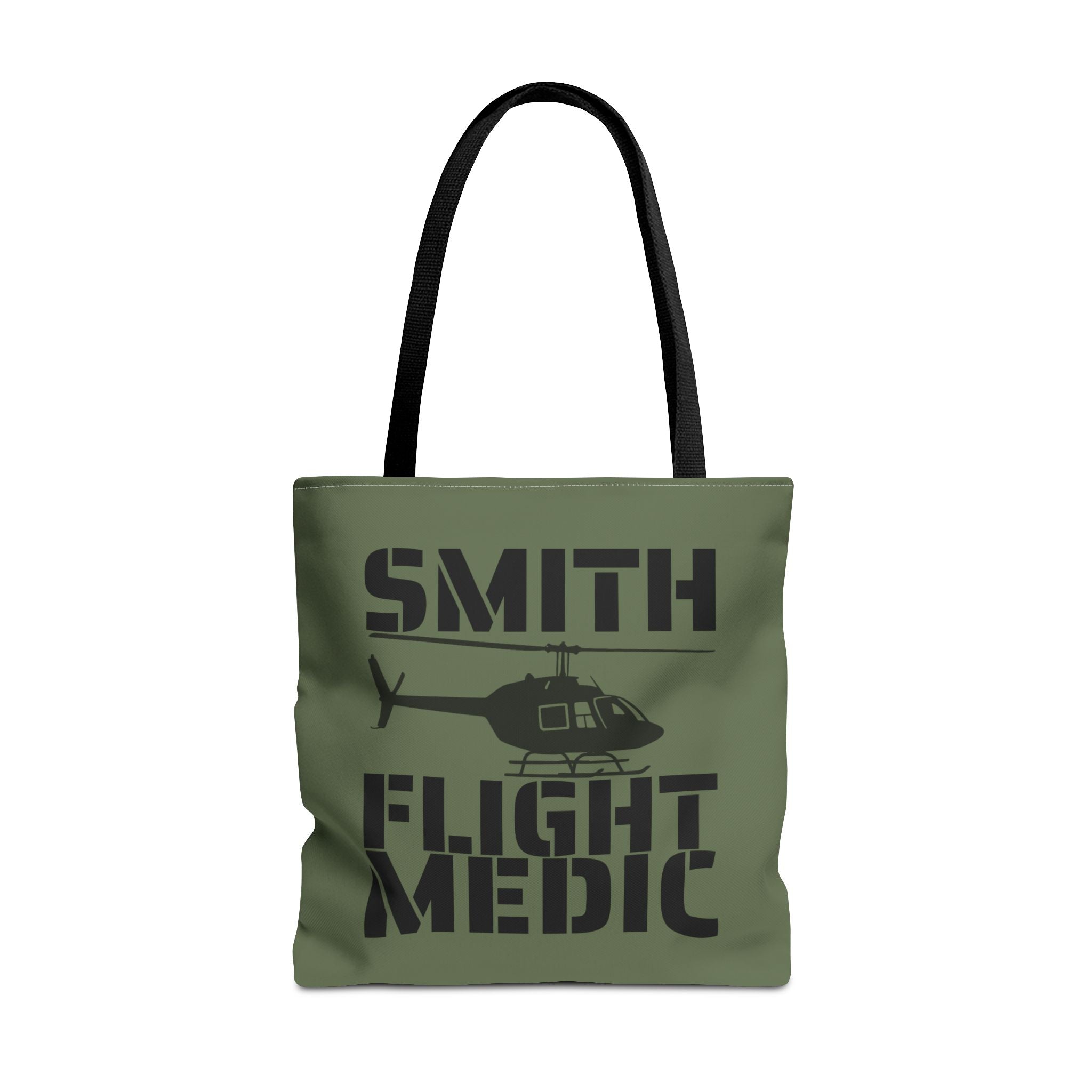 Custom Military Green Flight Medic Tote Bag