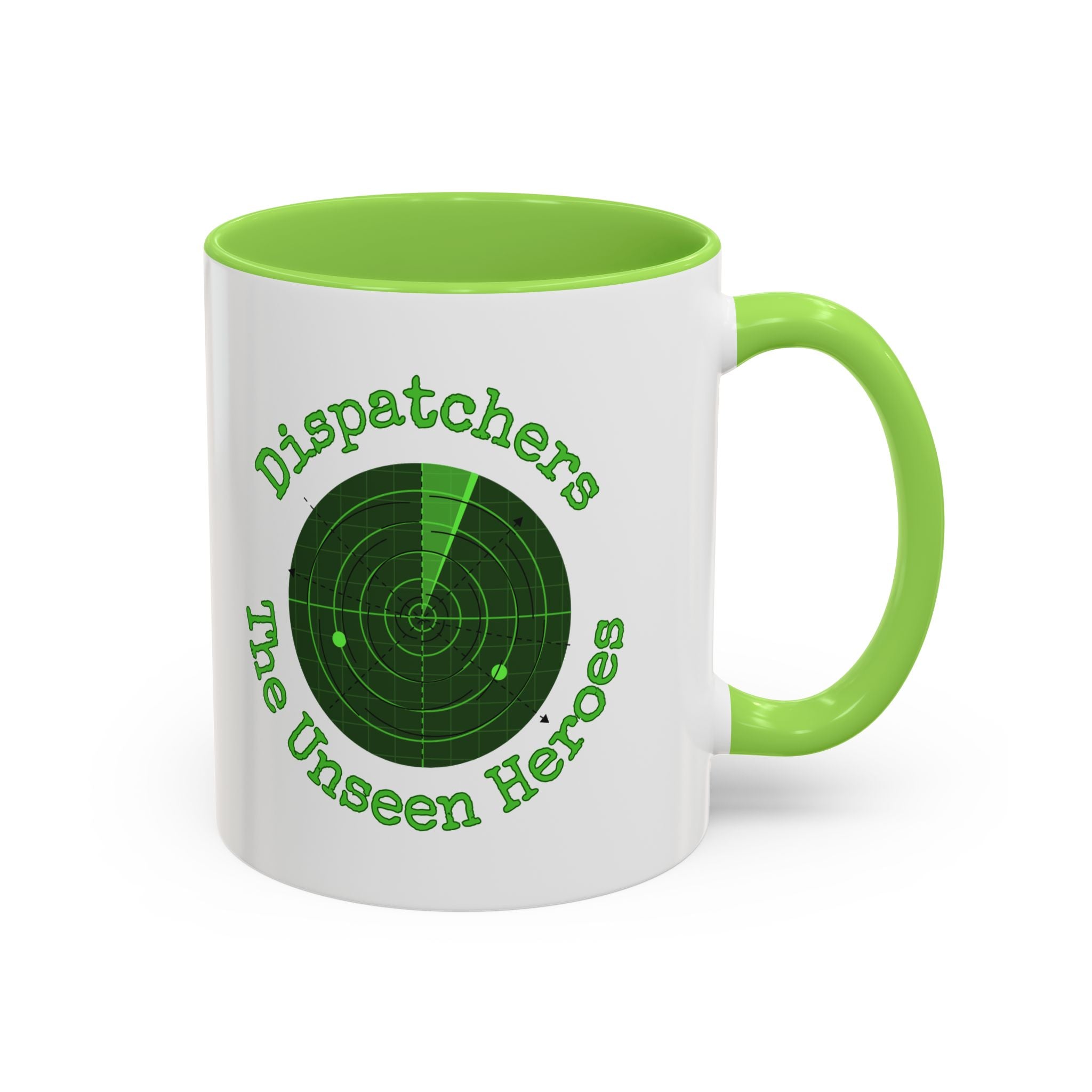 Dispatchers – The Unseen Heroes Accent Coffee Mug