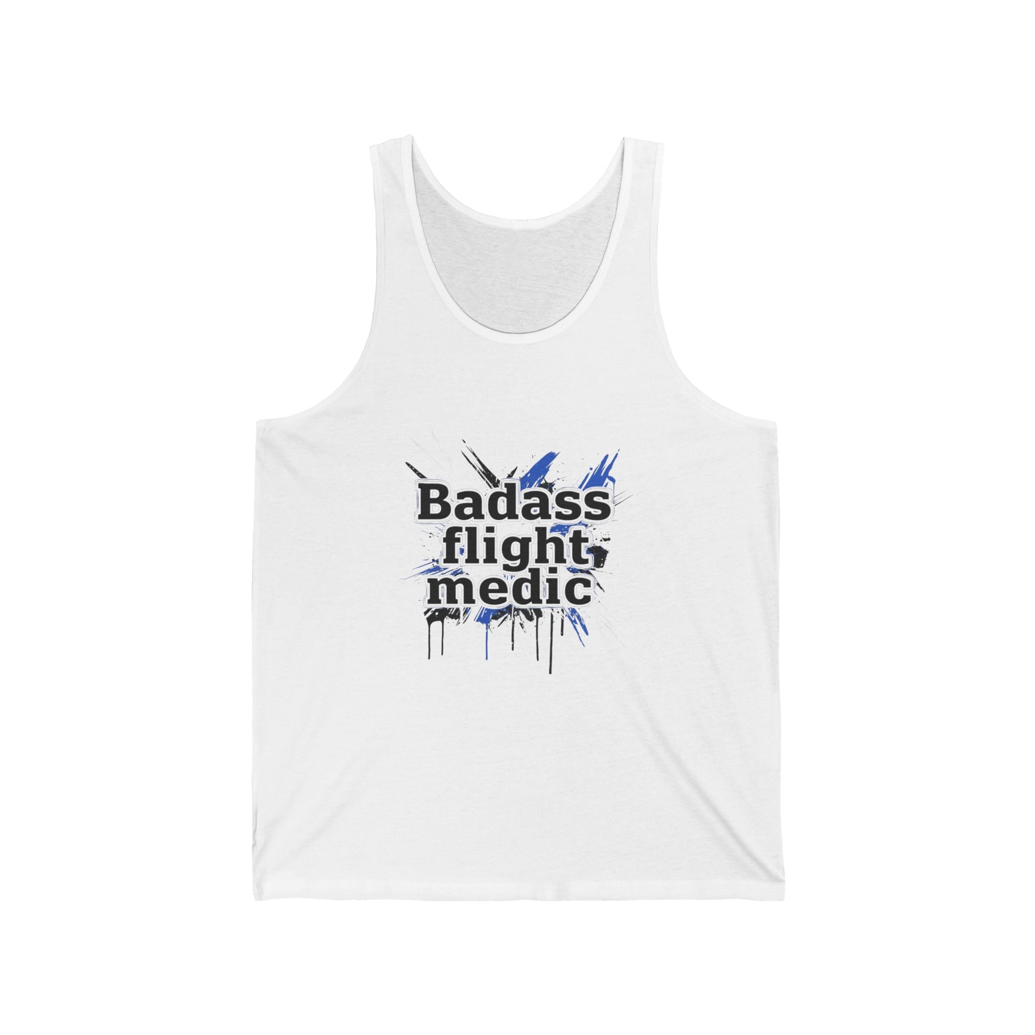 Blue Badass Flight Medic Grafitti Tank